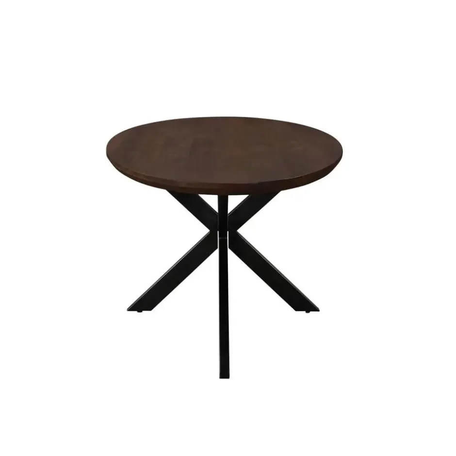 Livingfurn - Eetkamertafel Jesper Oval Brown - 240x110x76 cm - Mangohout