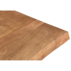 Livingfurn - Eetkamertafel Nairobi Tree Top Spider 220cm - Mangohout - Bruin