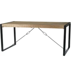 Livingfurn - Eetkamertafel Nairobi - U-Poten - Mangohout - 180x90 cm