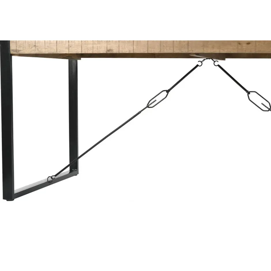 Livingfurn - Eetkamertafel Nairobi - U-Poten - Mangohout - 220x100 cm