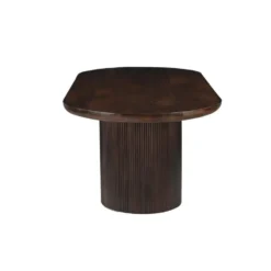 Livingfurn - Eetkamertafel Sevilla Brown 250cm - Mangohout