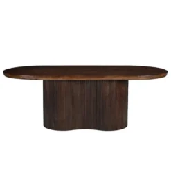 Livingfurn - Eetkamertafel Sevilla Brown 250cm - Mangohout