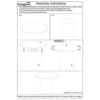 Livingfurn - Eetkamertafel Valentino Round 130cm - Mangohout / Travertin