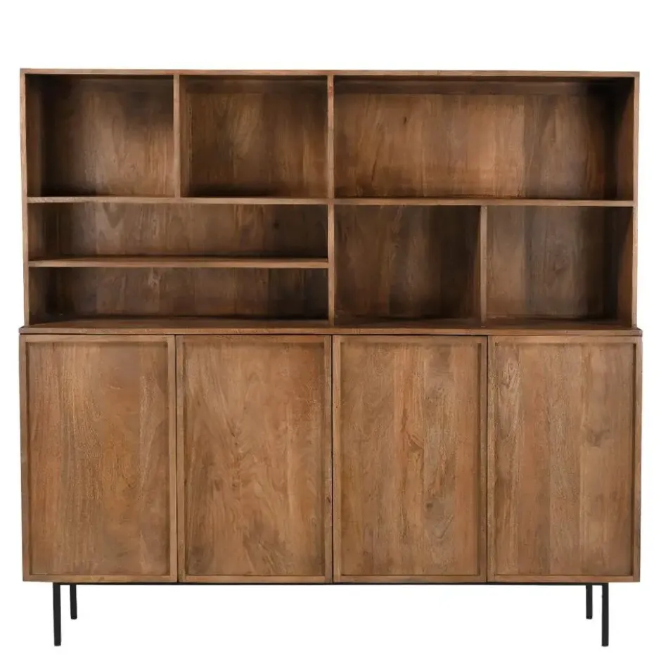Livingfurn - Kabinetkast Elan - 180x150x45 cm - Mangohout