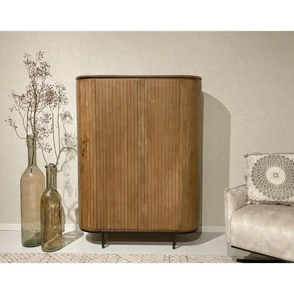 Livingfurn Kabinetkast Noor Naturel 150cm Mangohout