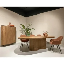 Livingfurn Kabinetkast Noor Naturel 150cm Mangohout