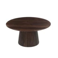 Livingfurn - Salontafel Salvator Walnut 80cm - Mangohout