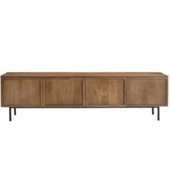 Livingfurn - TV meubel Elan - 180x50x40 cm - Mangohout
