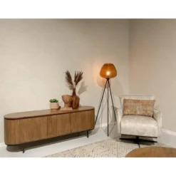 Livingfurn Tv-Meubel Noor Naturel 170cm Mangohout