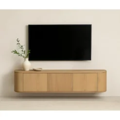 Livingfurn - TV-Meubel Novero Zwevend - 35x180x33cm