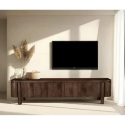 Livingfurn - Tv-meubel - Salano Brown 210 cm - Bruin