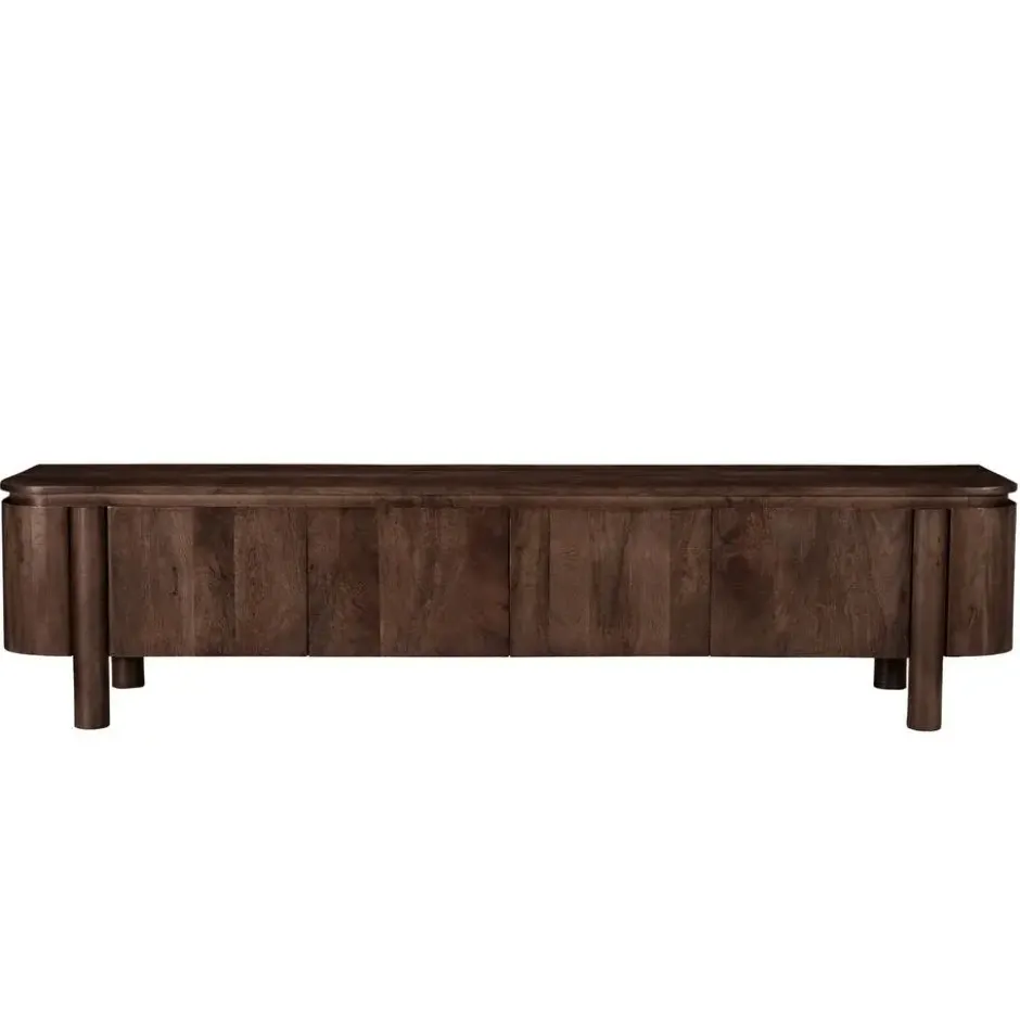 Livingfurn - Tv-meubel - Salano Brown 210 cm - Bruin