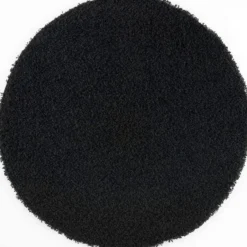 Loca Shaggy Rond Vloerkleed Hoogpolig Zwart - 300 CM Ø