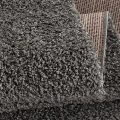 Loca Shaggy Vloerkleed Hoogpolig Grijs - 200x290 CM