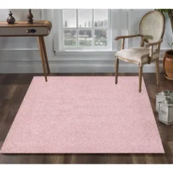 Loca Shaggy Vloerkleed Hoogpolig Roze - 140x200 CM