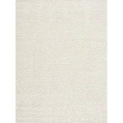 Loca Shaggy Vloerkleed Hoogpolig Creme - 240x340 CM