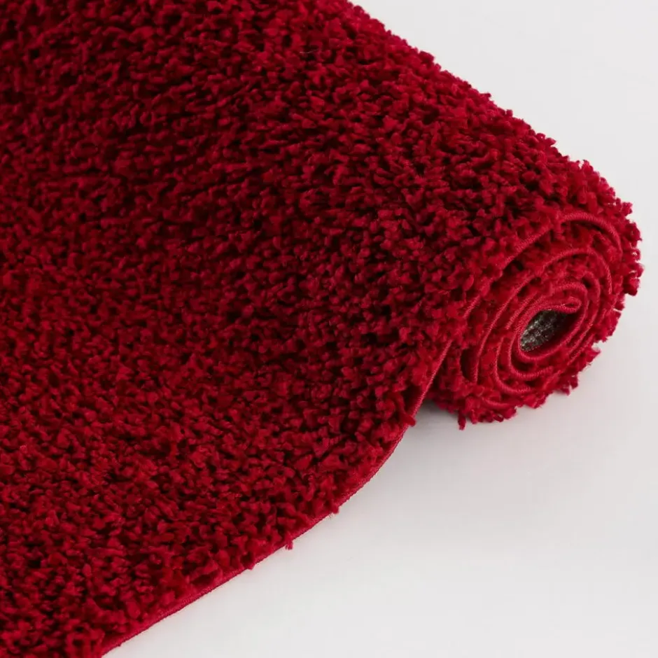 Loca Shaggy Vloerkleed Hoogpolig Rood - 160x230 CM