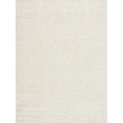 Loca Shaggy Vloerkleed Hoogpolig Creme - 160x230 CM