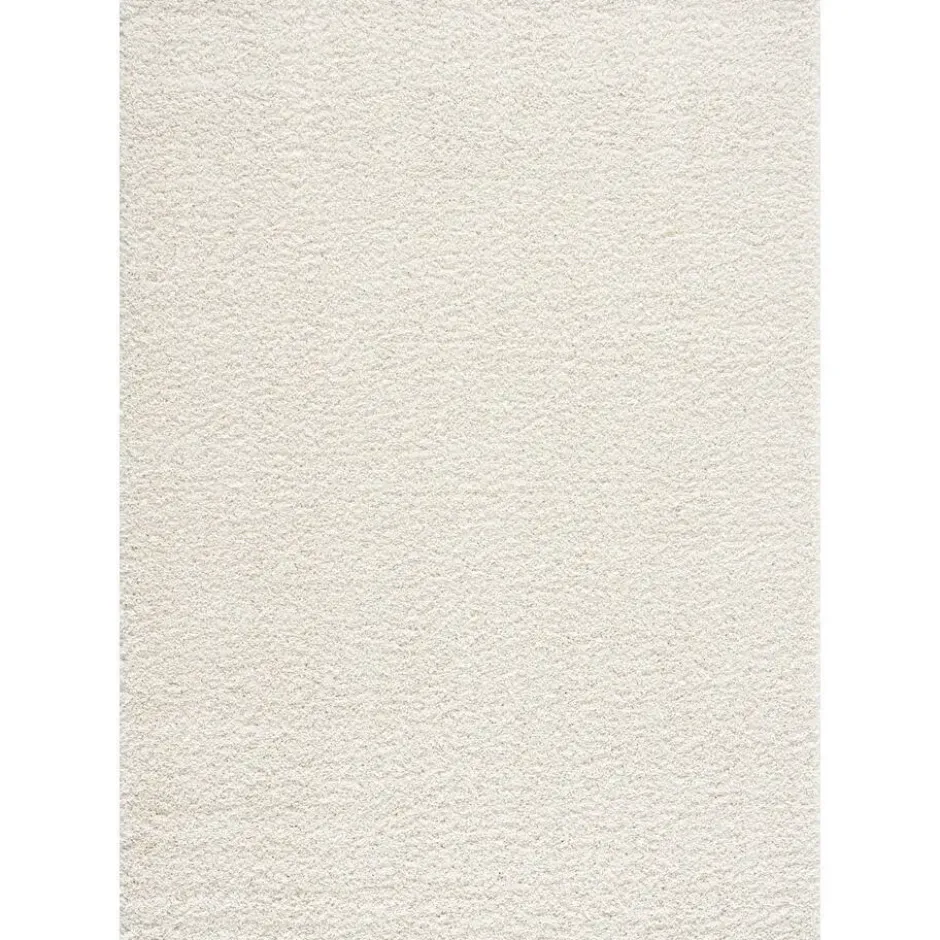 Loca Shaggy Vloerkleed Hoogpolig Creme - 160x230 CM