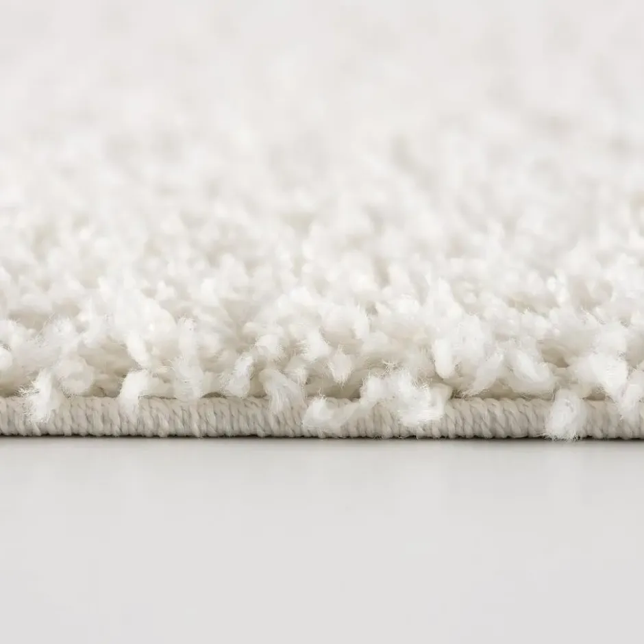 Loca Shaggy Vloerkleed Hoogpolig Creme - 160x230 CM