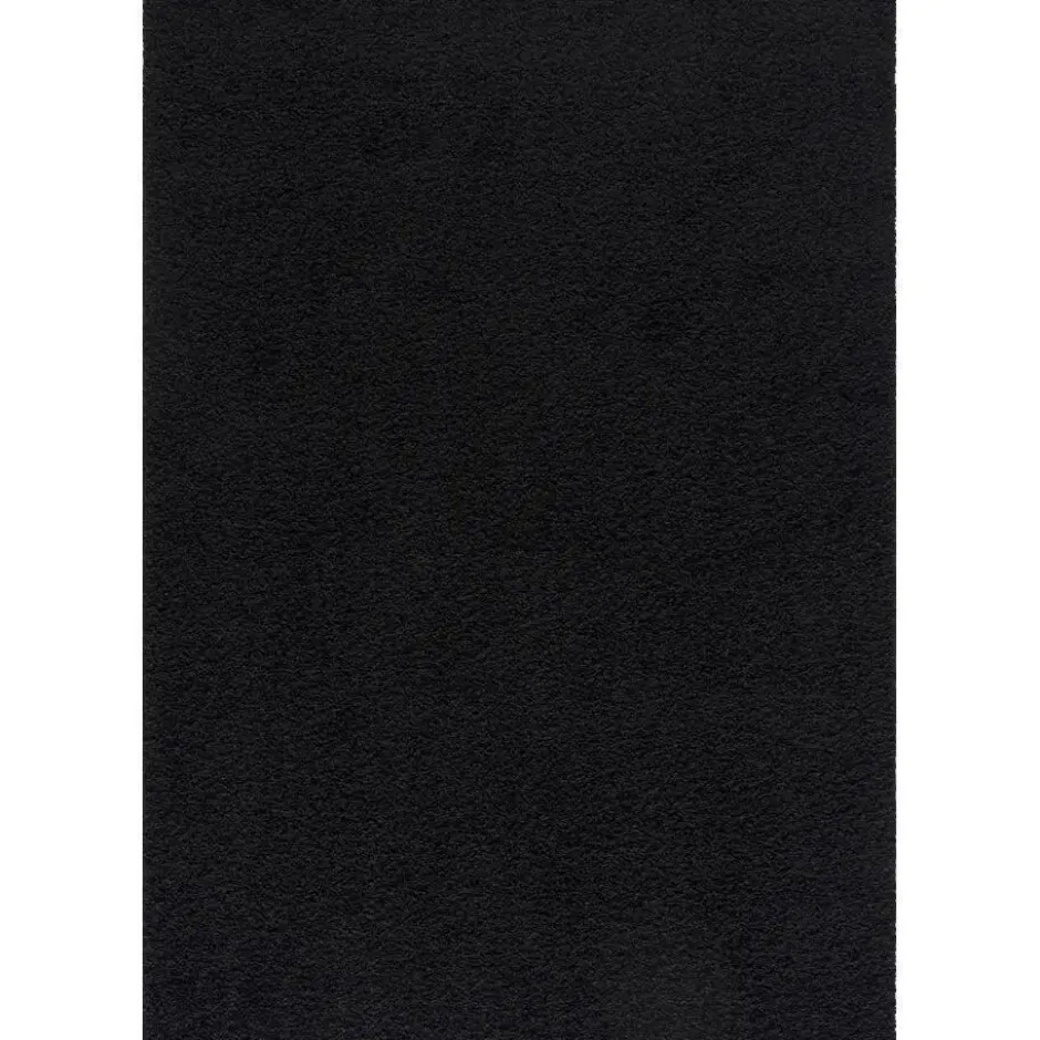 Loca Shaggy Vloerkleed Hoogpolig Zwart - 160x230 CM