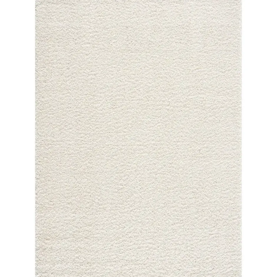Loca Shaggy Vloerkleed Hoogpolig Creme - 300x400 CM