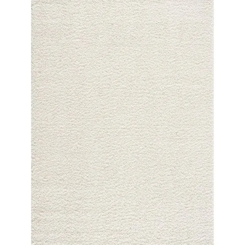 Loca Shaggy Vloerkleed Hoogpolig Creme - 300x400 CM