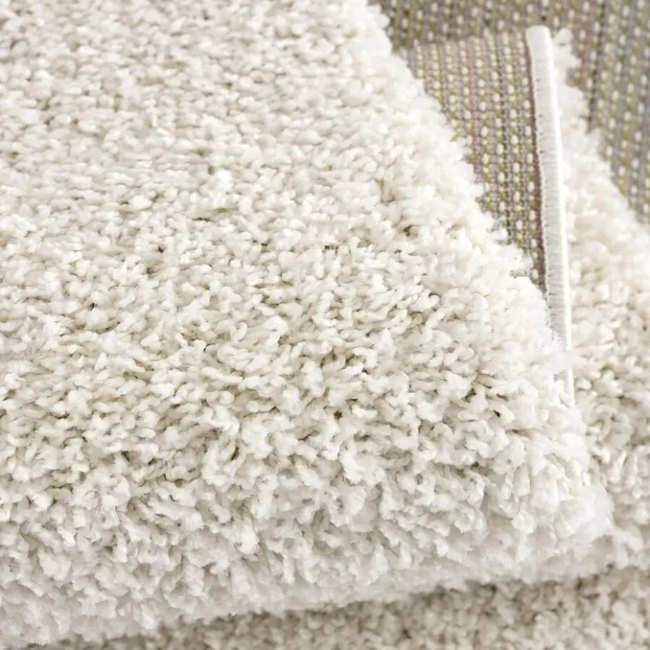 Loca Shaggy Vloerkleed Hoogpolig Creme - 300x400 CM