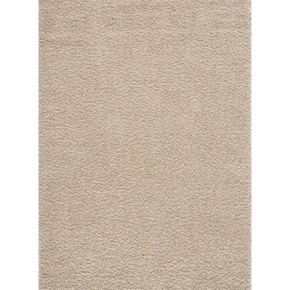 Loca Shaggy Vloerkleed Hoogpolig Beige - 140x200 CM