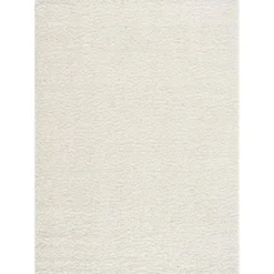 Loca Shaggy Vloerkleed Hoogpolig Creme - 120x170 CM