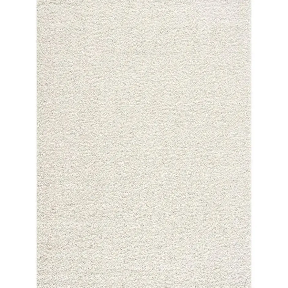 Loca Shaggy Vloerkleed Hoogpolig Creme - 120x170 CM