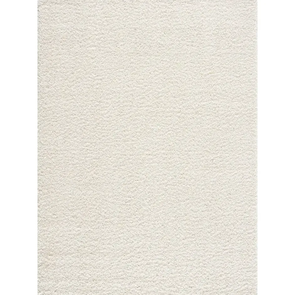Loca Shaggy Vloerkleed Hoogpolig Creme - 120x170 CM