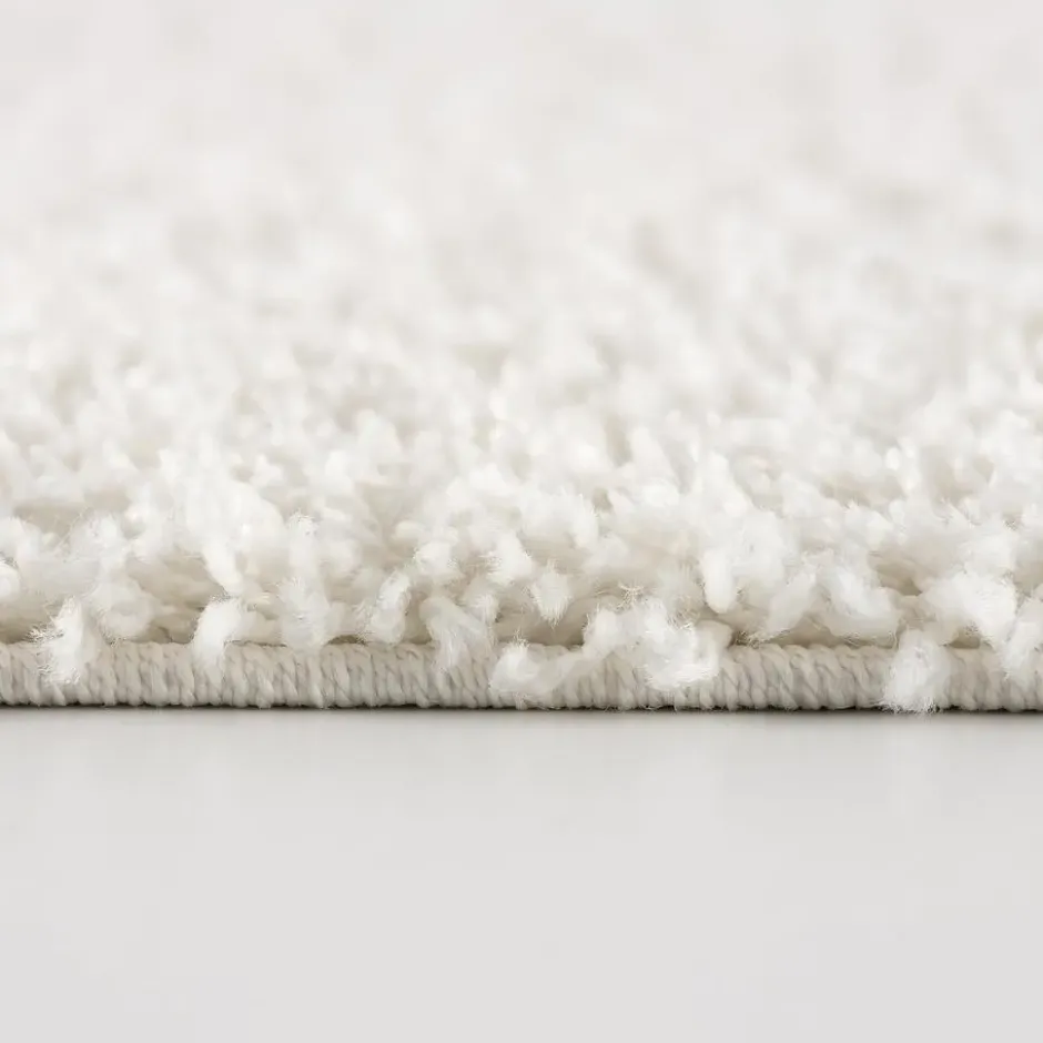 Loca Shaggy Vloerkleed Hoogpolig Creme - 120x170 CM