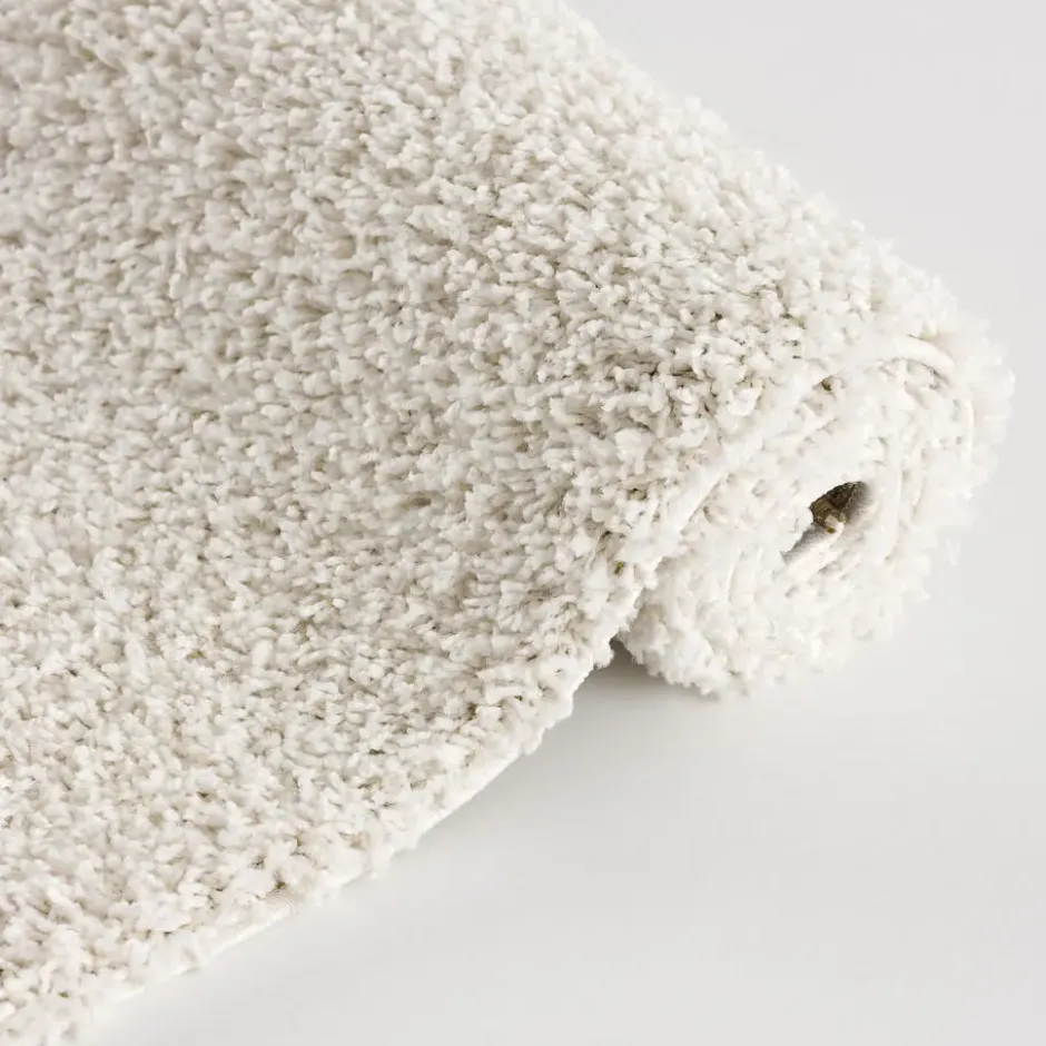 Loca Shaggy Vloerkleed Hoogpolig Creme - 120x170 CM