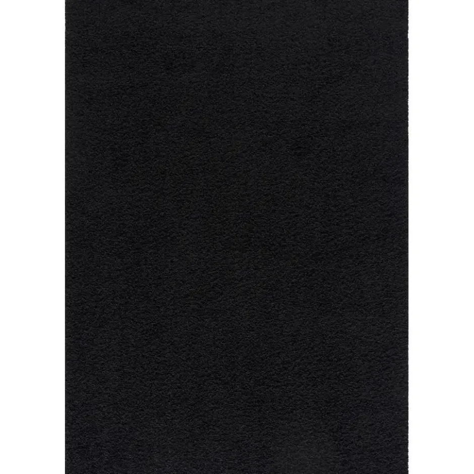 Loca Shaggy Vloerkleed Hoogpolig Zwart - 120x170 CM