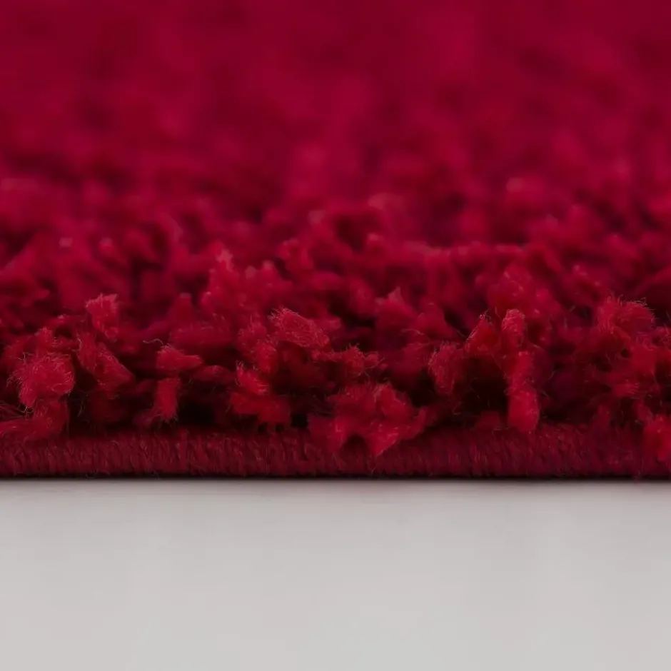 Loca Shaggy Vloerkleed Hoogpolig Rood - 200x290 CM
