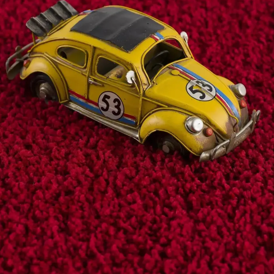 Loca Shaggy Vloerkleed Hoogpolig Rood - 200x290 CM
