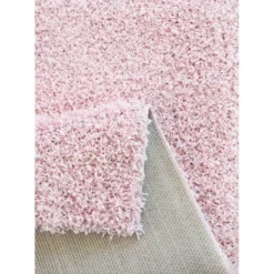 Loca Shaggy Vloerkleed Hoogpolig Roze - 120x170 CM