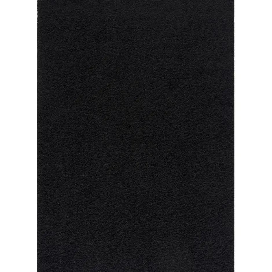 Loca Shaggy Vloerkleed Hoogpolig Zwart - 300x400 CM