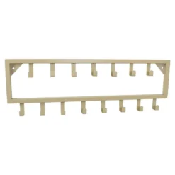 LOFT42 Bono Kapstok – Beige – Metaal – 15 haken - 80x26x4