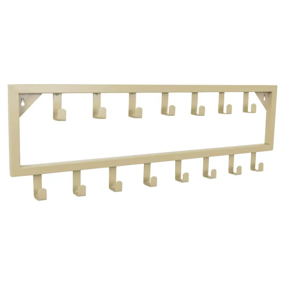 LOFT42 Bono Kapstok – Beige – Metaal – 15 haken - 80x26x4