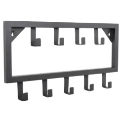 LOFT42 Bono Small Kapstok - Zwart – Metaal – 9 haken - 50x26x4