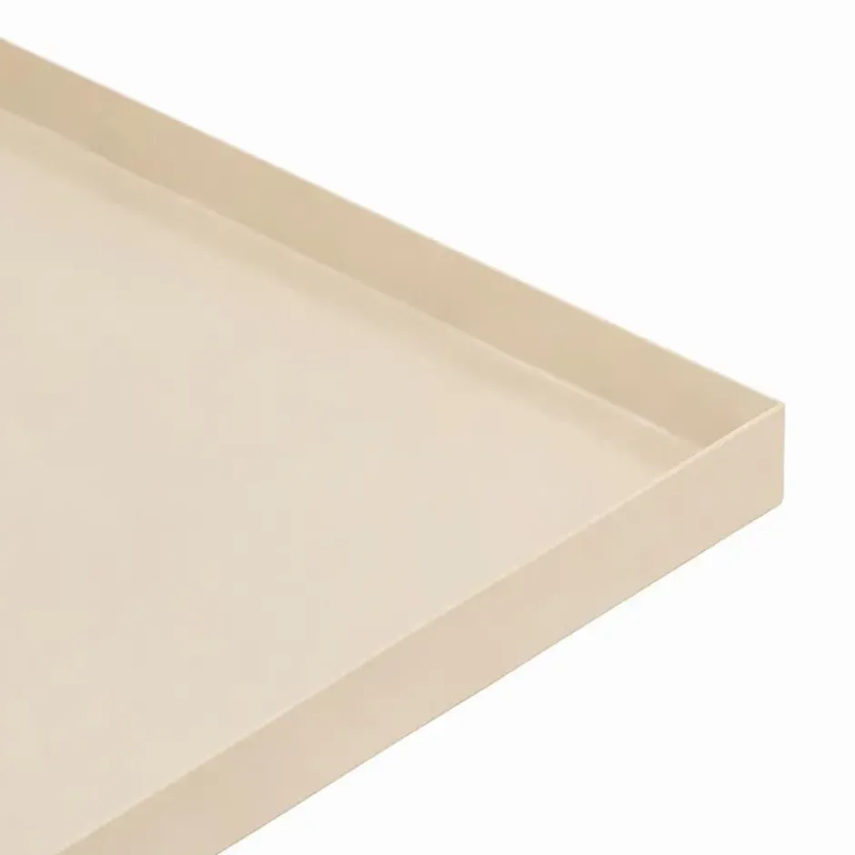 LOFT42 Brew Metalen Dienblad – Beige – 40x40
