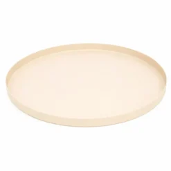 LOFT42 Brew Metalen rond Dienblad – Beige – 60x60