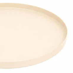 LOFT42 Brew Metalen rond Dienblad – Beige – 60x60