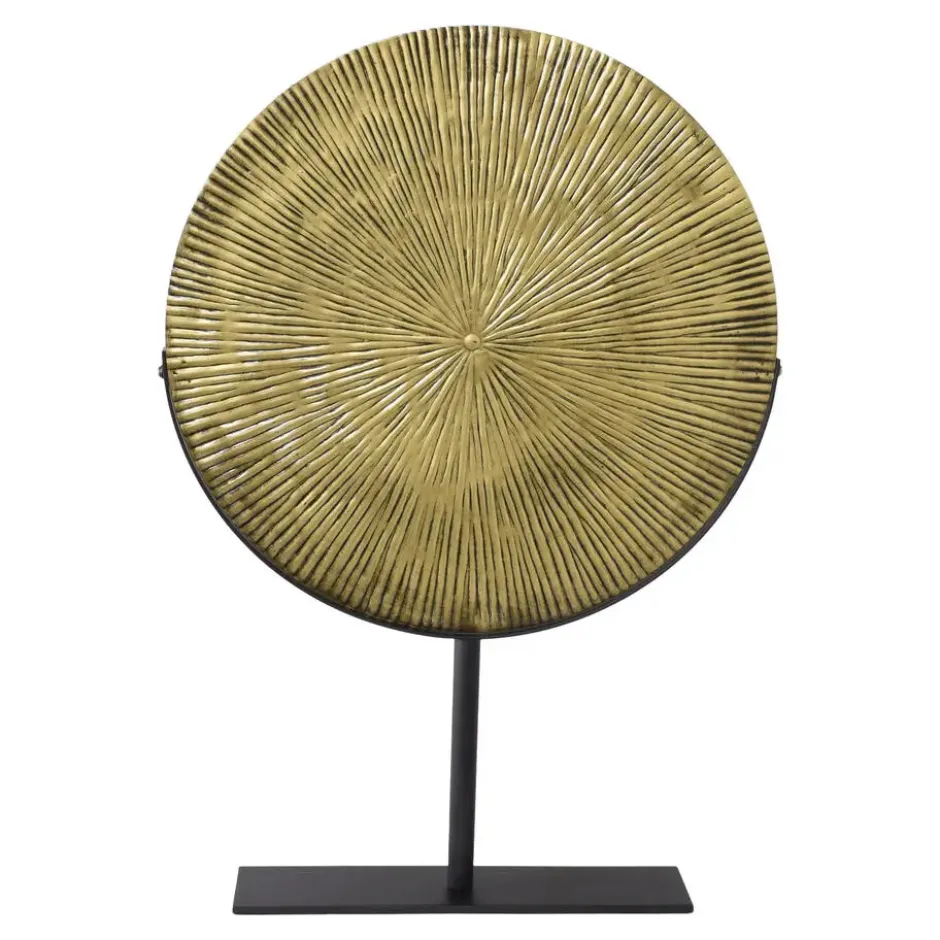 LOFT42 Burst Ornament op voet - Messing Metaal Ø36cm