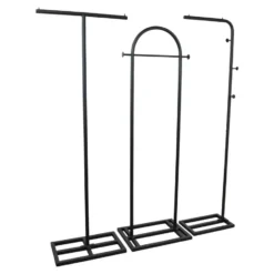 LOFT42 Fabri3 - Kledingrek Staand - 165x50x30 - Zwart