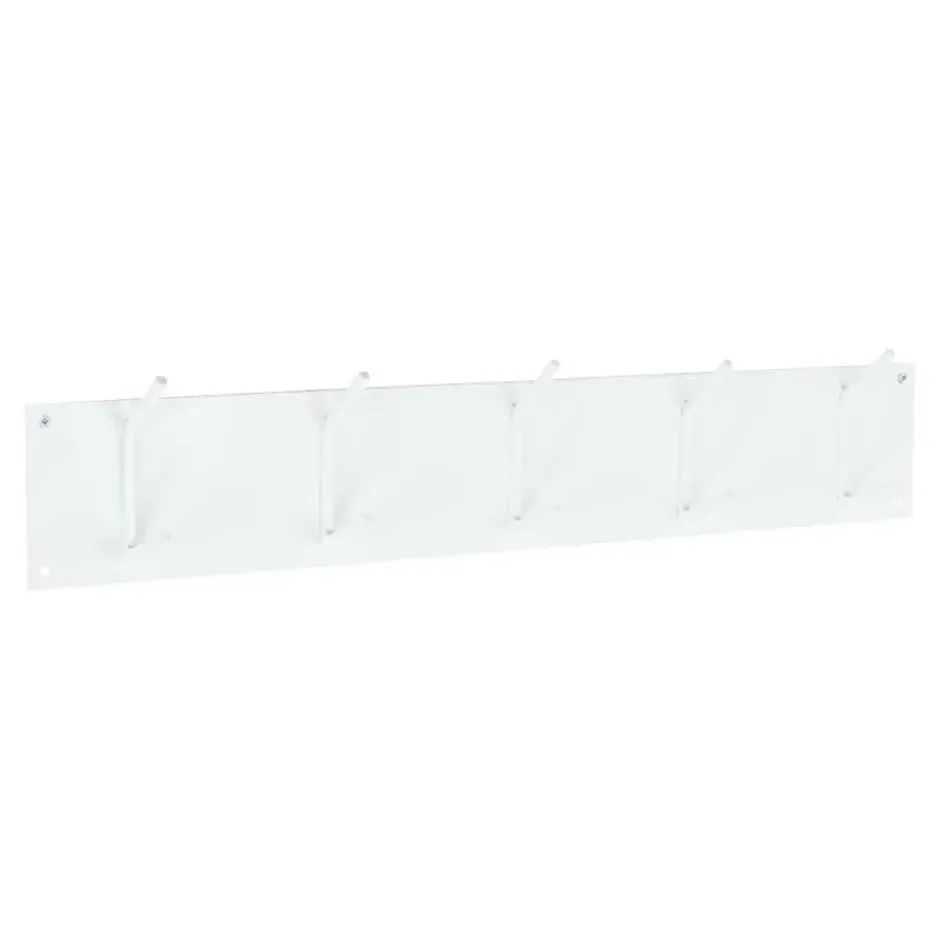 LOFT42 Factory Kapstok 5 Dubbele Haken - Metaal - Wit