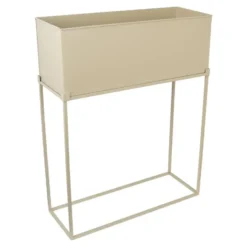 LOFT42 Flora Plantenbak Rechthoek - Metaal - Beige