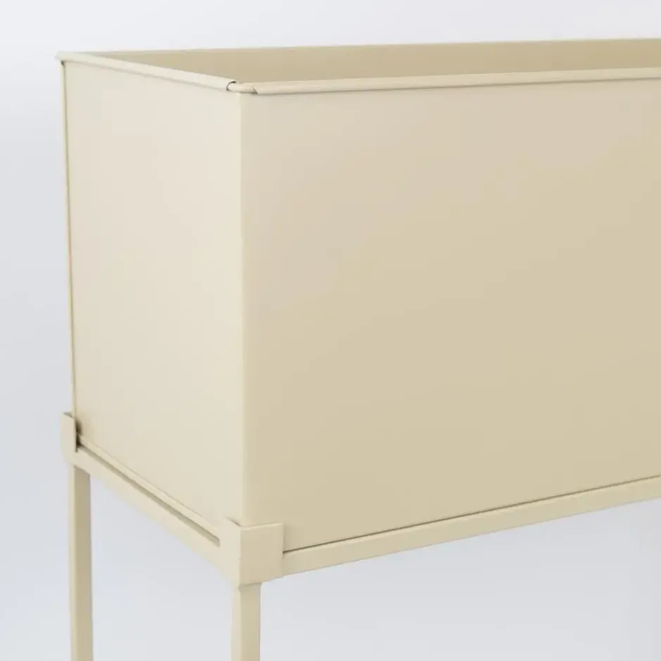 LOFT42 Flora Plantenbak Rechthoek - Metaal - Beige